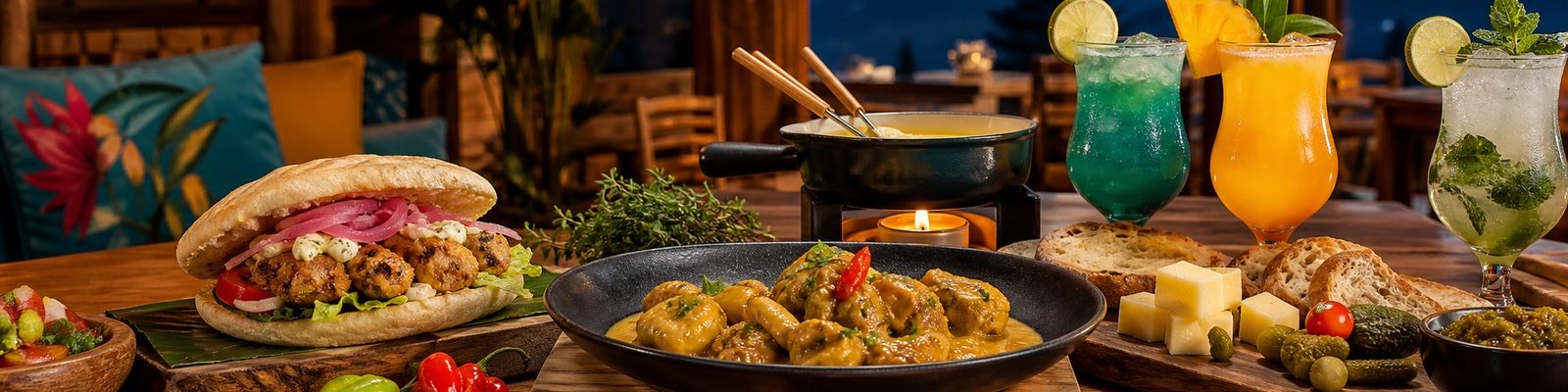 Cuisine créole · Suisse · Bar - Restaurant Le QG